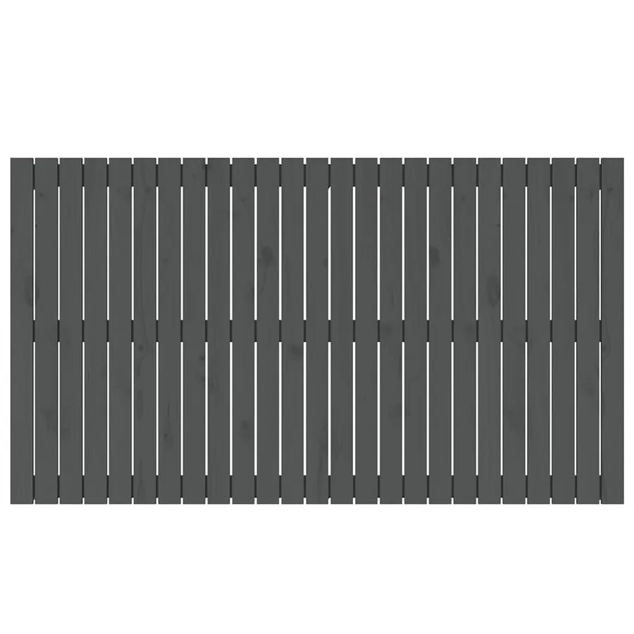 Tête de lit murale Gris 159,5x3x90 cm Bois massif de pin - 4