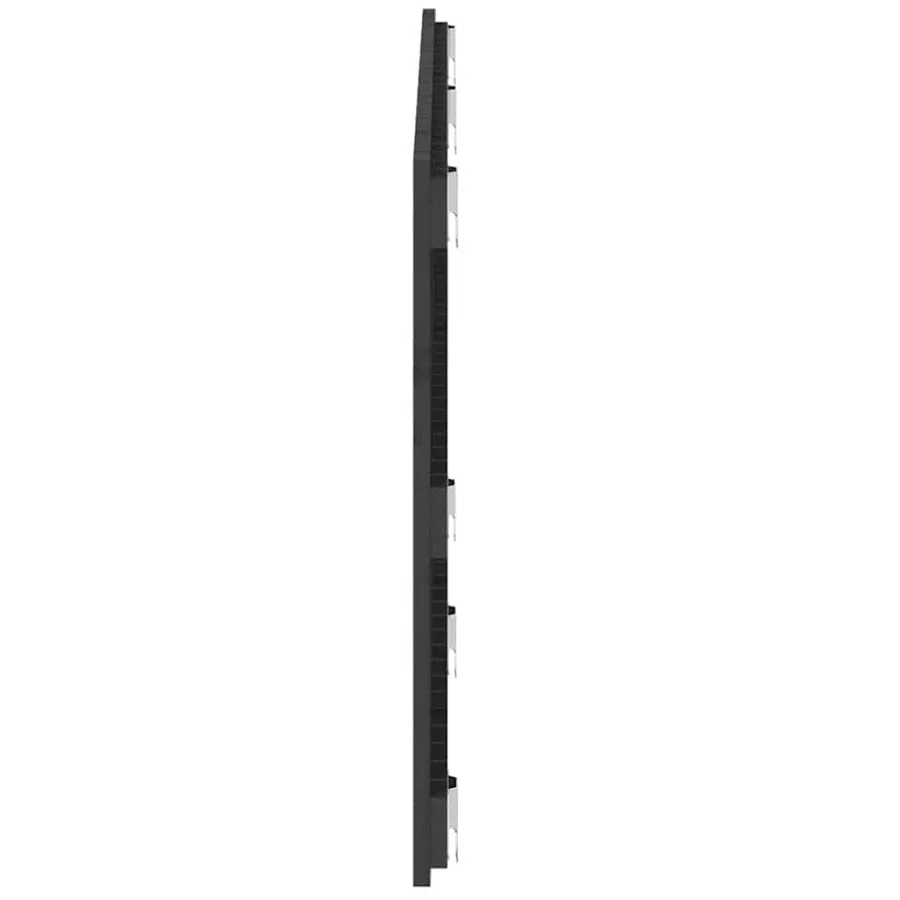 Tête de lit murale Gris 147x3x60 cm Bois massif de pin - 5