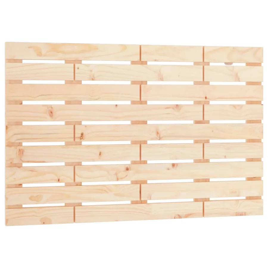 Tête de lit murale 81x3x63 cm Bois massif de pin - 2