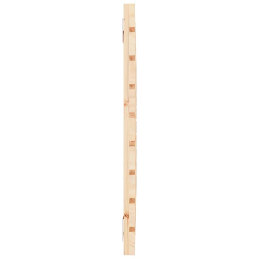 Tête de lit murale 81x3x63 cm Bois massif de pin - 5