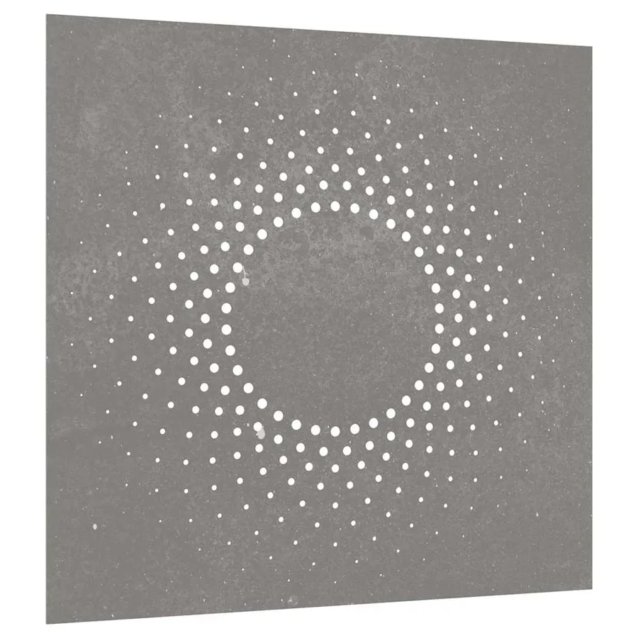 Décoration murale jardin 55x55 cm acier corten design du soleil - 3