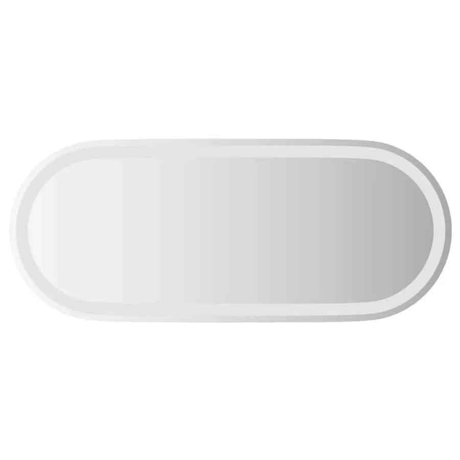Miroir de salle de bain à LED 90x40 cm ovale - 2