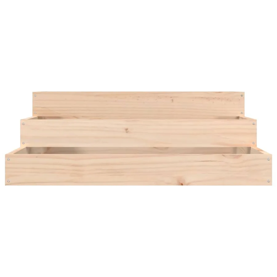 Jardinière 78x78x27 cm Bois massif de pin - 4