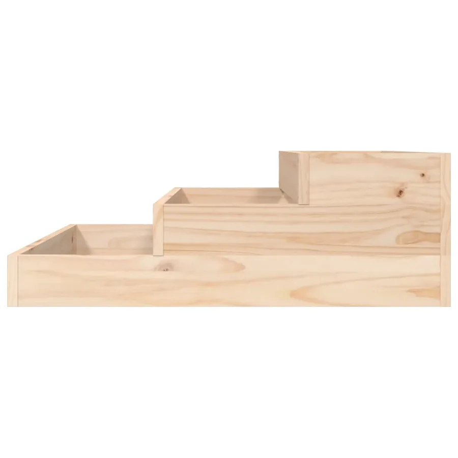 Jardinière 78x78x27 cm Bois massif de pin - 5