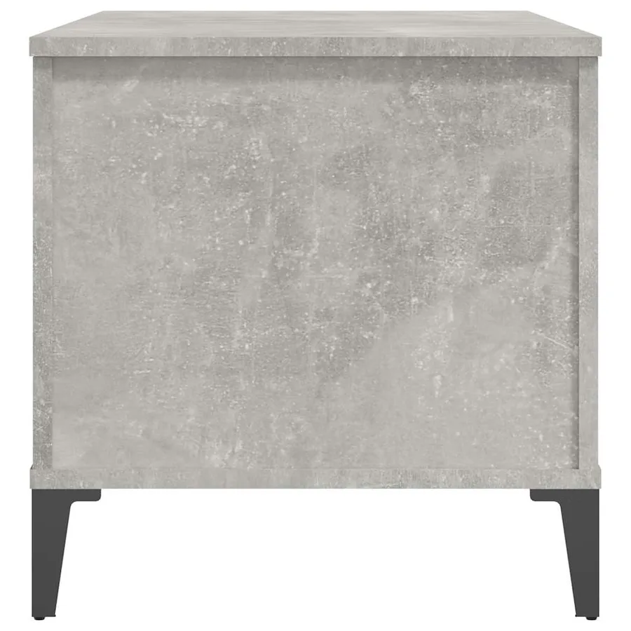 Table basse Gris béton 90x44,5x45 cm Bois d'ingénierie - 6