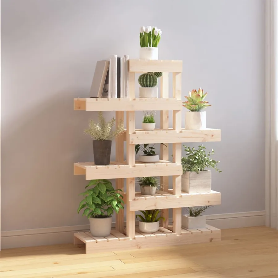 Support à plantes 85x25x109,5 cm Bois massif de pin - 3