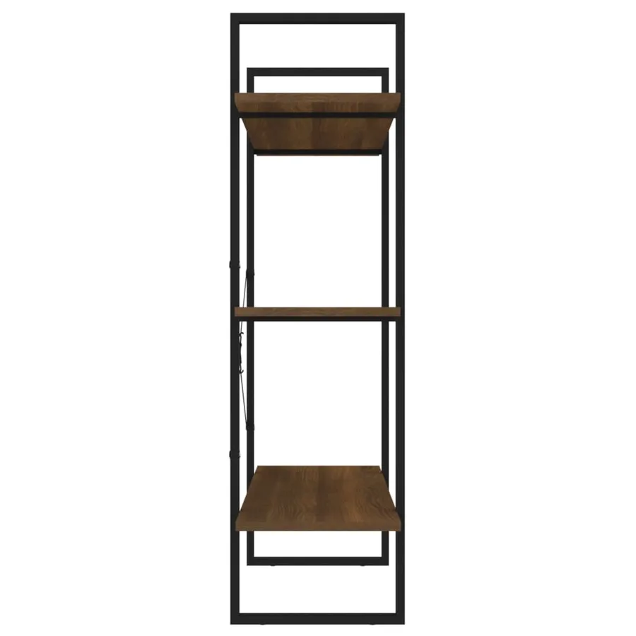 Bibliothèque Chêne marron 100x30x105 cm Bois d'ingénierie - 6
