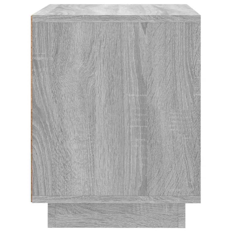 Table de chevet sonoma gris 44x35x45 cm bois d'ingénierie - 8