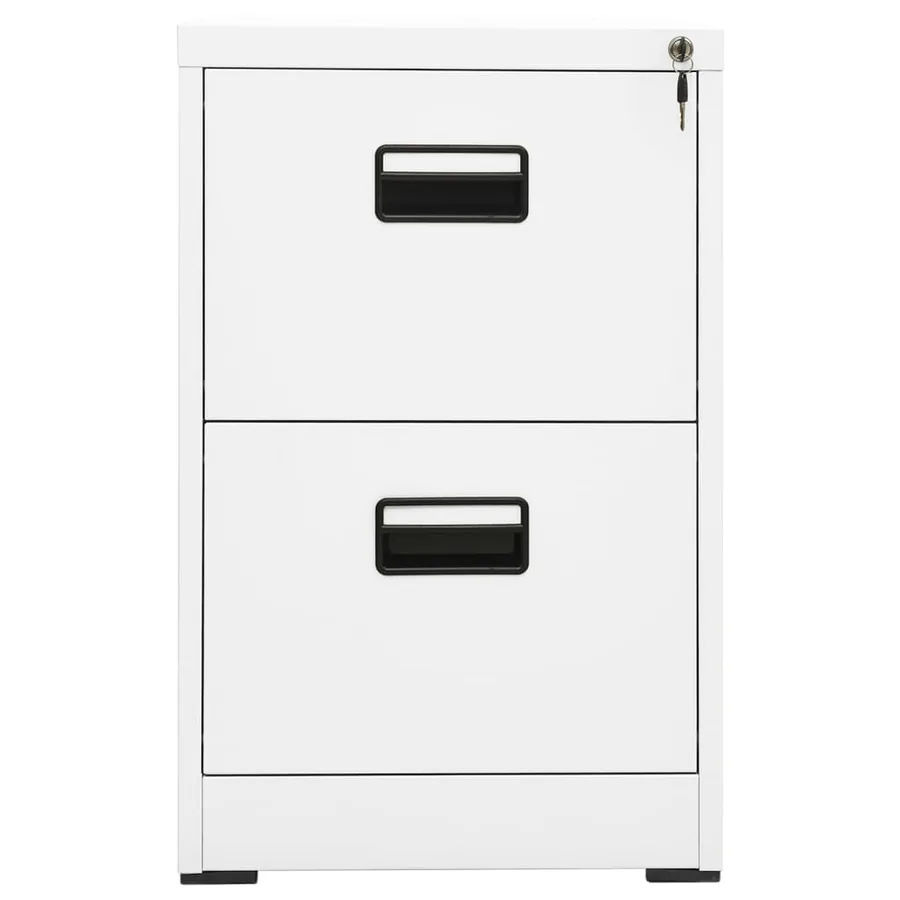 Classeur Blanc 46x62x72,5 cm Acier - 2