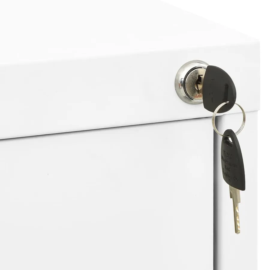 Classeur Blanc 46x62x72,5 cm Acier - 6