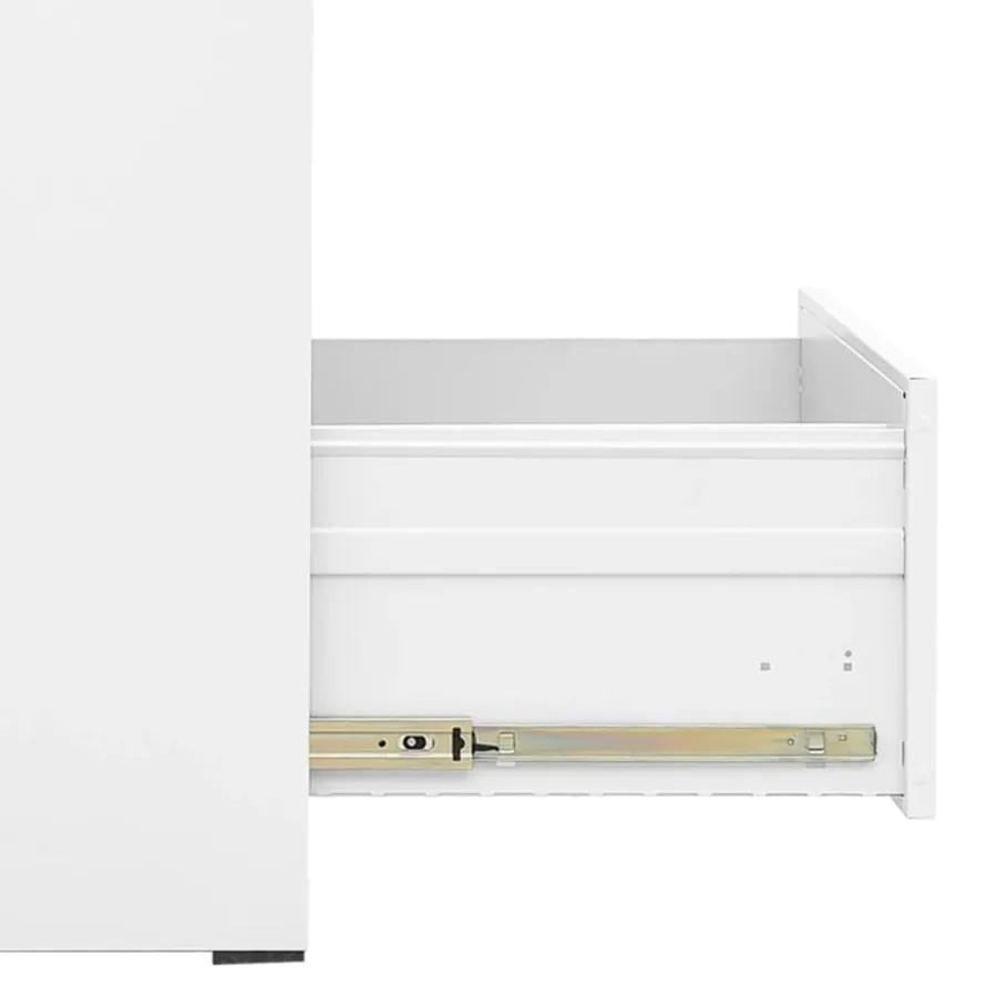 Classeur Blanc 46x62x72,5 cm Acier - 7