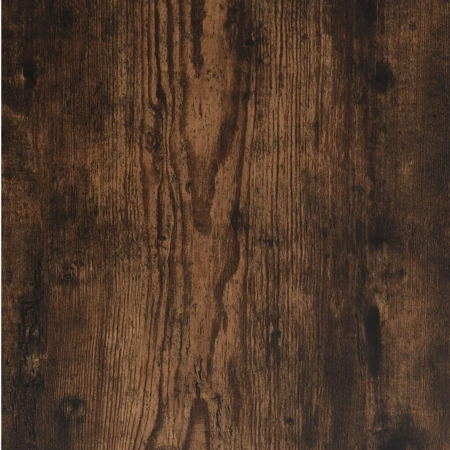 Table de chevet chêne fumé 40x35x70 cm bois d'ingénierie - 9
