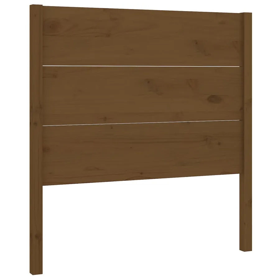 Tête de lit Marron miel 106x4x100 cm Bois massif de pin - 2
