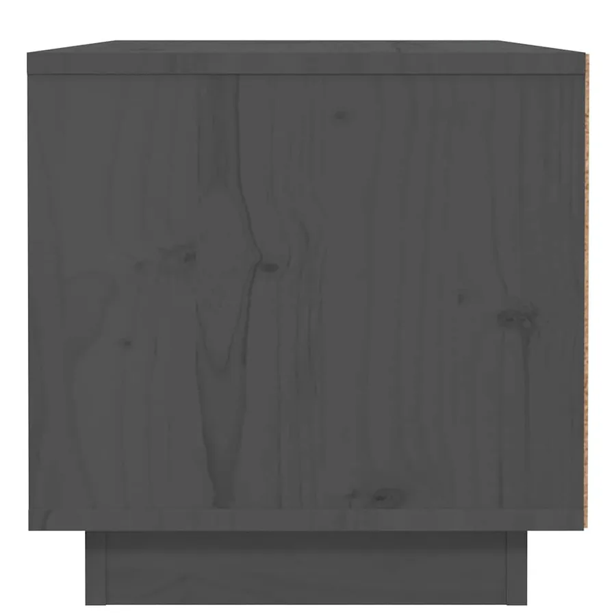 Tables de chevet 2 pcs Gris 40x34x35 cm Bois de pin massif - 7