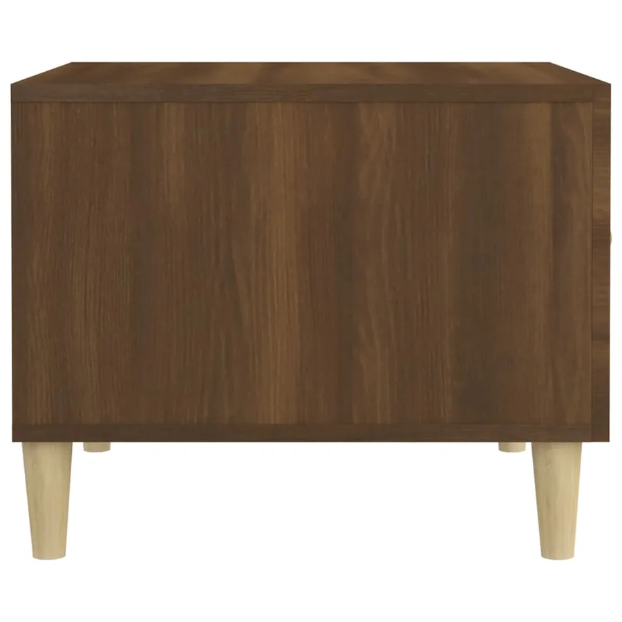 Tables basses 2 pcs chêne marron 50x50x40 cm bois d'ingénierie - 9