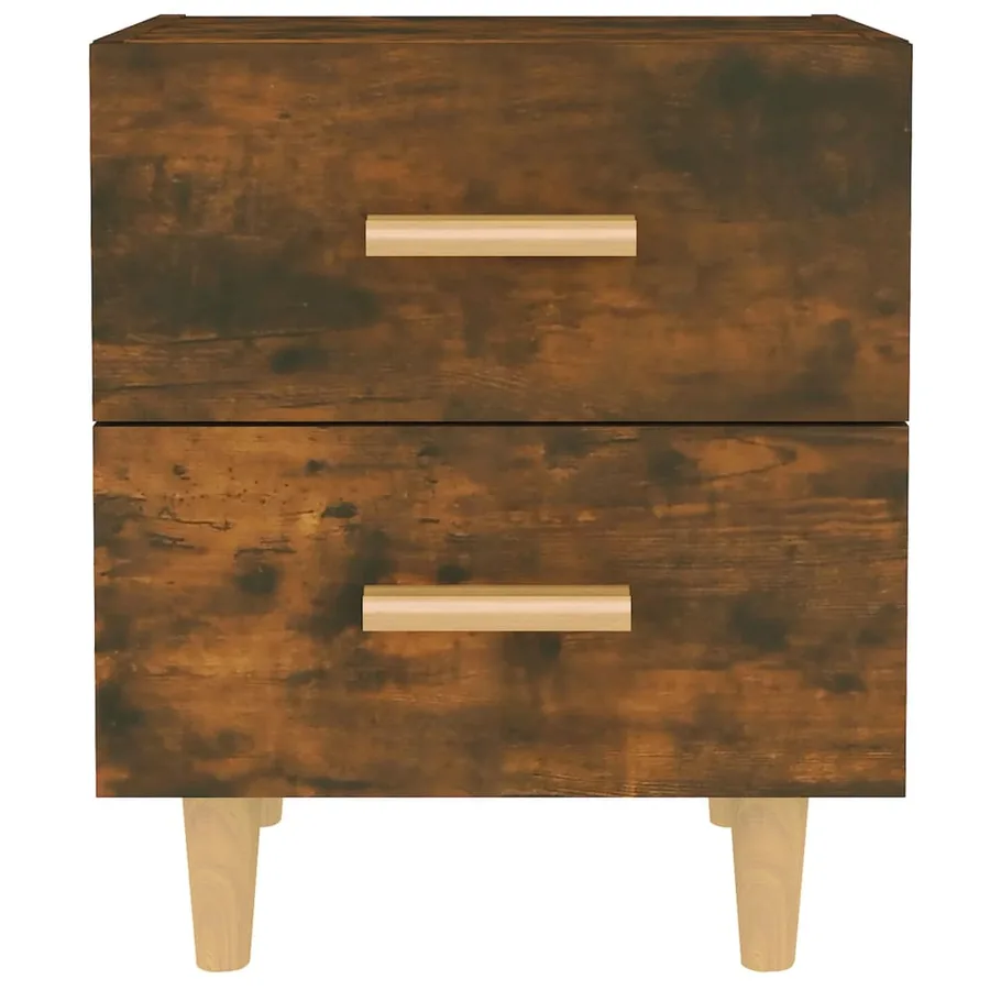 Table de chevet Chêne fumé 40x35x47,5 cm - 3