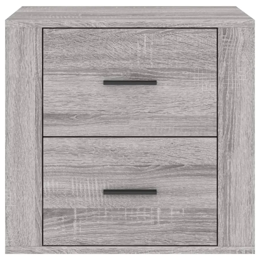 Table de chevet Sonoma gris 50x39x47 cm - 6