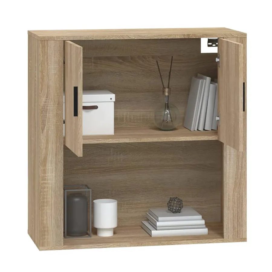 Armoire murale Chêne sonoma 80x33x80 cm Bois d'ingénierie - 10