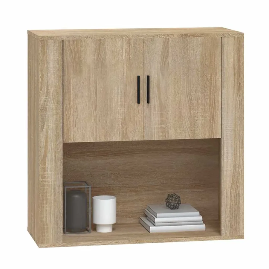 Armoire murale Chêne sonoma 80x33x80 cm Bois d'ingénierie - 11