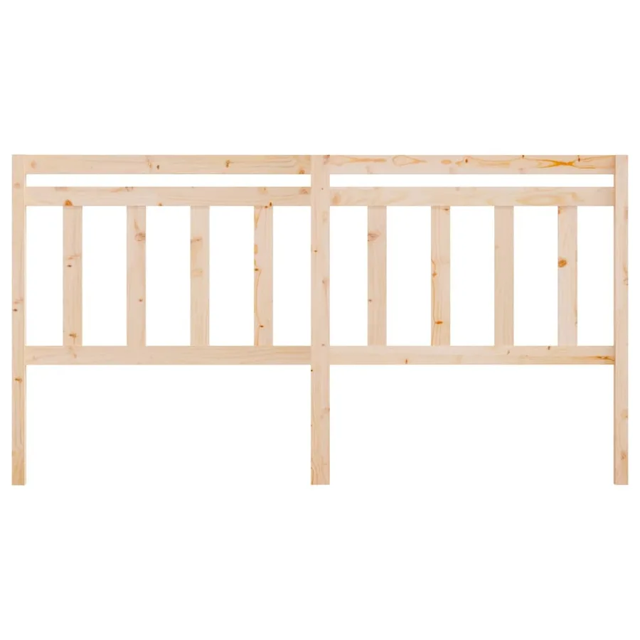 Tête de lit 186x4x100 cm Bois massif de pin - 3