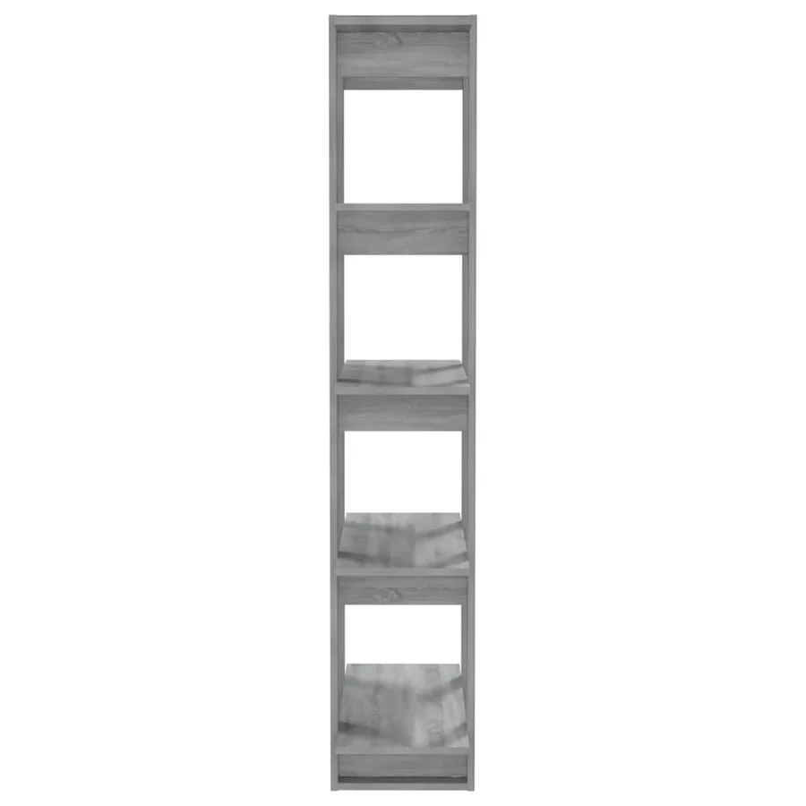 Bibliothèque/Séparateur de pièce Sonoma gris 80x30x160 cm - 6