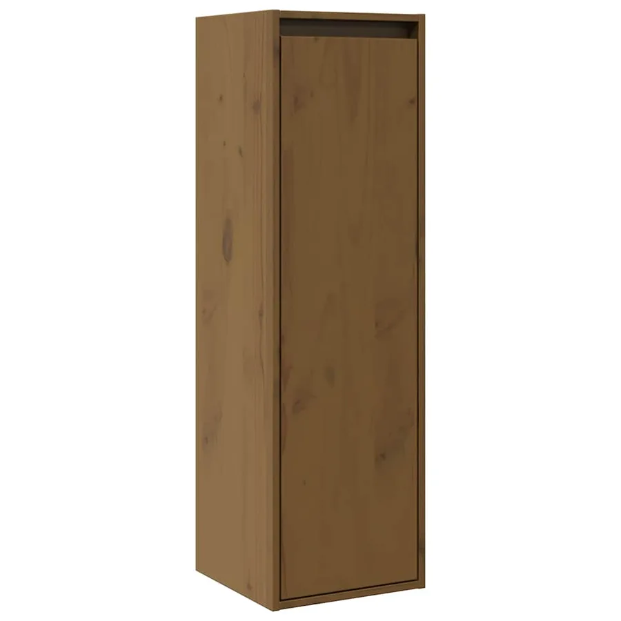 Armoires murales 2 pcs Marron miel 30x30x100 cm Pin massif - 7