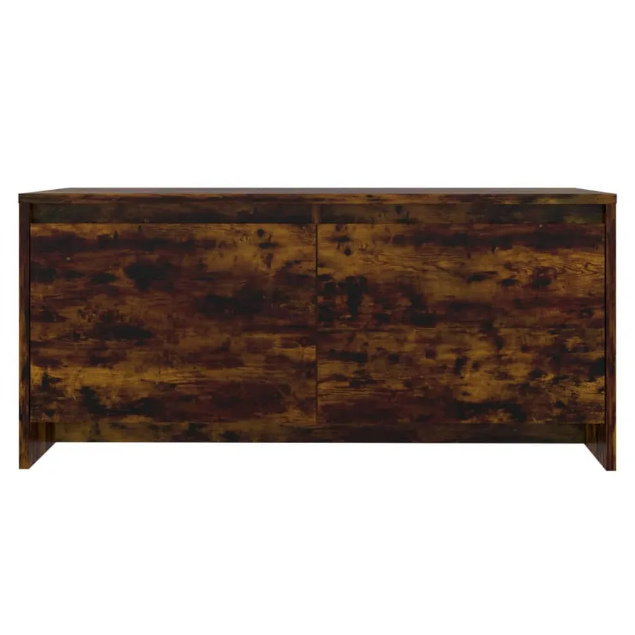 Table basse Chêne fumé 90x50x41,5 cm Bois d'ingénierie - 5