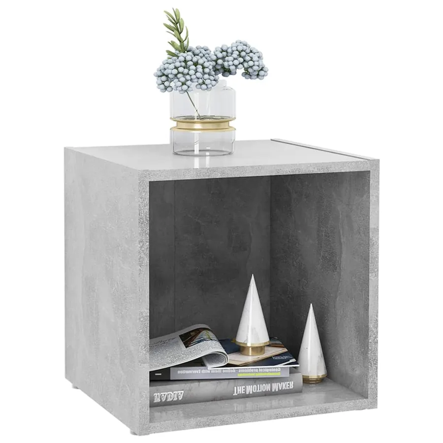 Meubles TV 4 pcs gris béton 37x35x37 cm bois d’ingénierie - 7