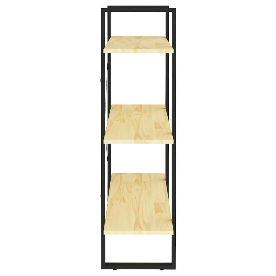 Bibliothèque à 3 niveaux 80x30x105 cm Bois de pin massif - 6
