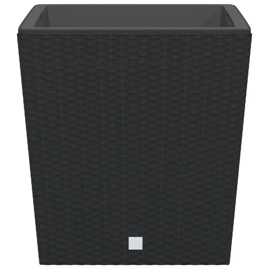 Jardinière et intérieur amovible anthracite 37 /64 L rotin PP - 4