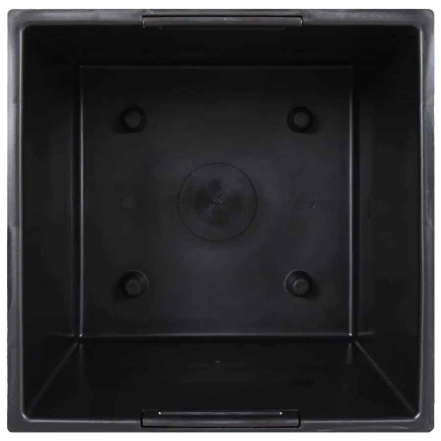 Jardinière et intérieur amovible anthracite 37 /64 L rotin PP - 5