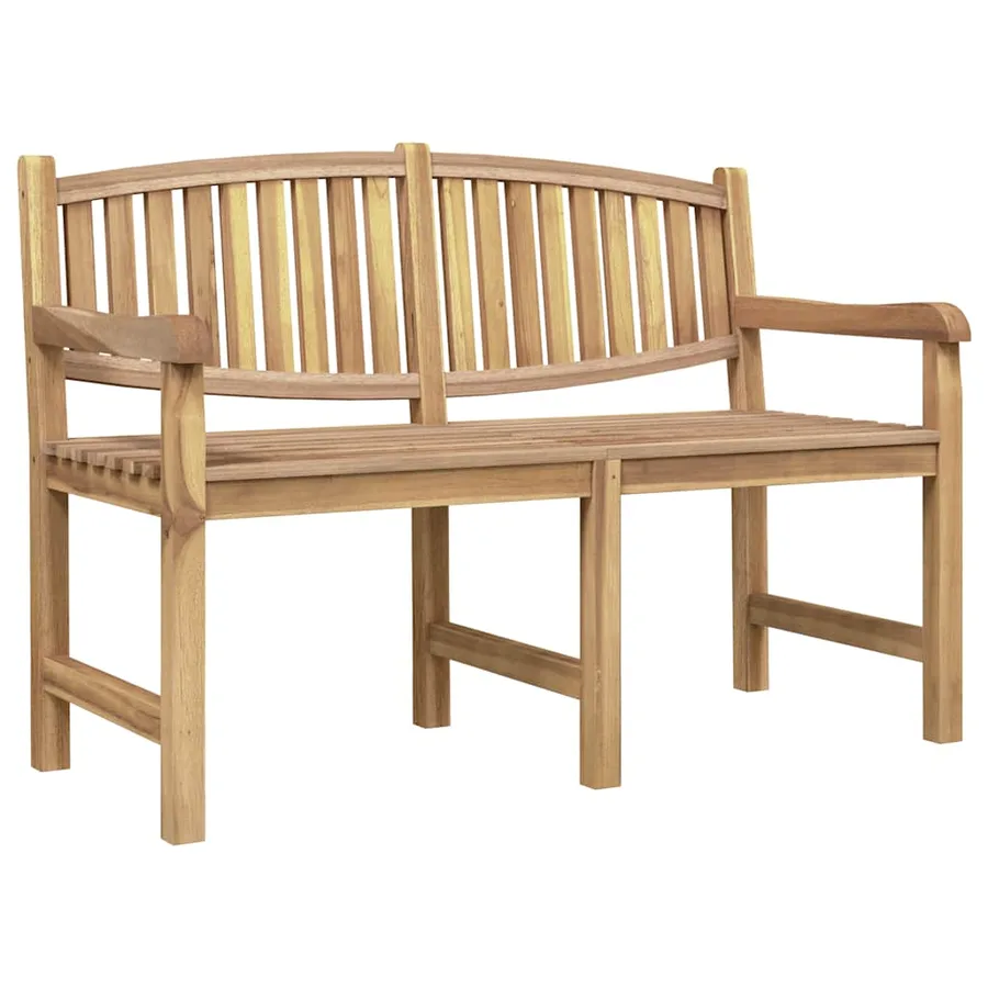 Banc de jardin 149,5x60x90 cm bois de teck solide - 2