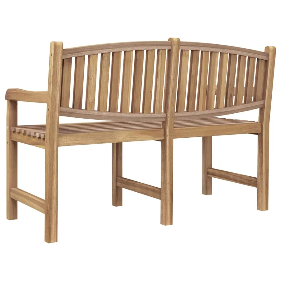 Banc de jardin 149,5x60x90 cm bois de teck solide - 5