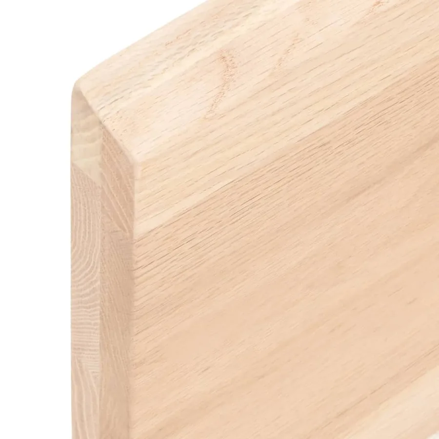 Étagère murale 60x20x4 cm bois de chêne massif non traité - 6