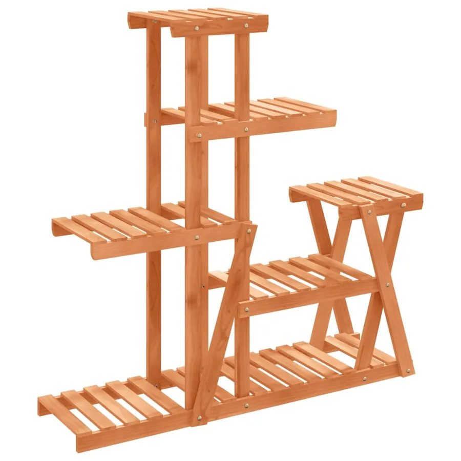 Support à fleurs 95x25x96 cm bois massif de sapin - 2