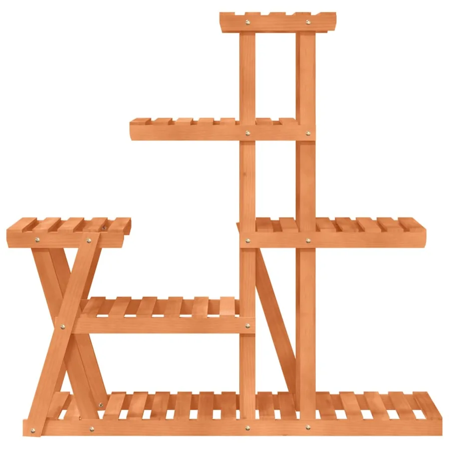 Support à fleurs 95x25x96 cm bois massif de sapin - 4