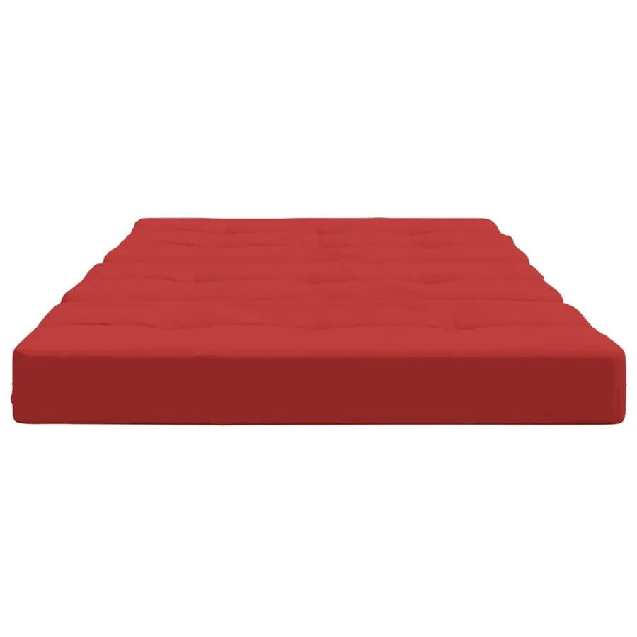 Coussins de chaise longue lot de 2 rouge tissu oxford - 7
