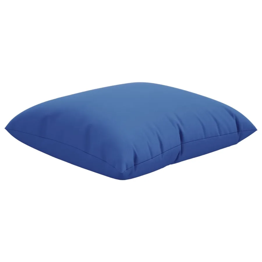Coussins de canapé 4 pcs bleu royal 60x60 cm tissu - 5