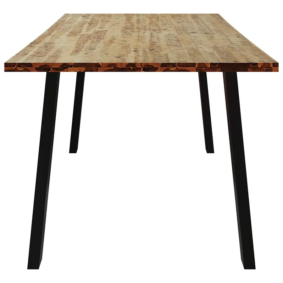 Table à manger 150x90x75 cm bois d'acacia solide - 5