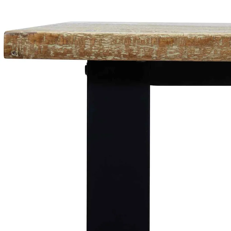 Table à manger 150x90x75 cm bois d'acacia solide - 8