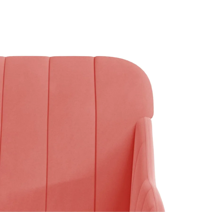 Fauteuil Rose 63x76x80 cm Velours - 6