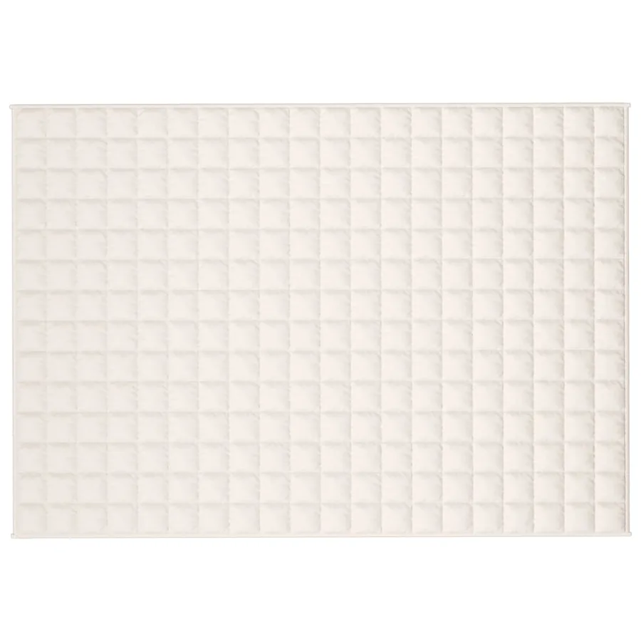 Couverture lestée Crème clair 138x200 cm 10 kg Tissu - 3