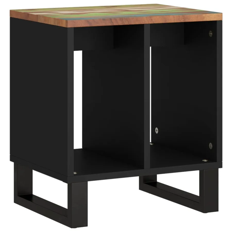 Table d'appoint 40x31x46cm Bois de récupération et d'ingénierie - 11