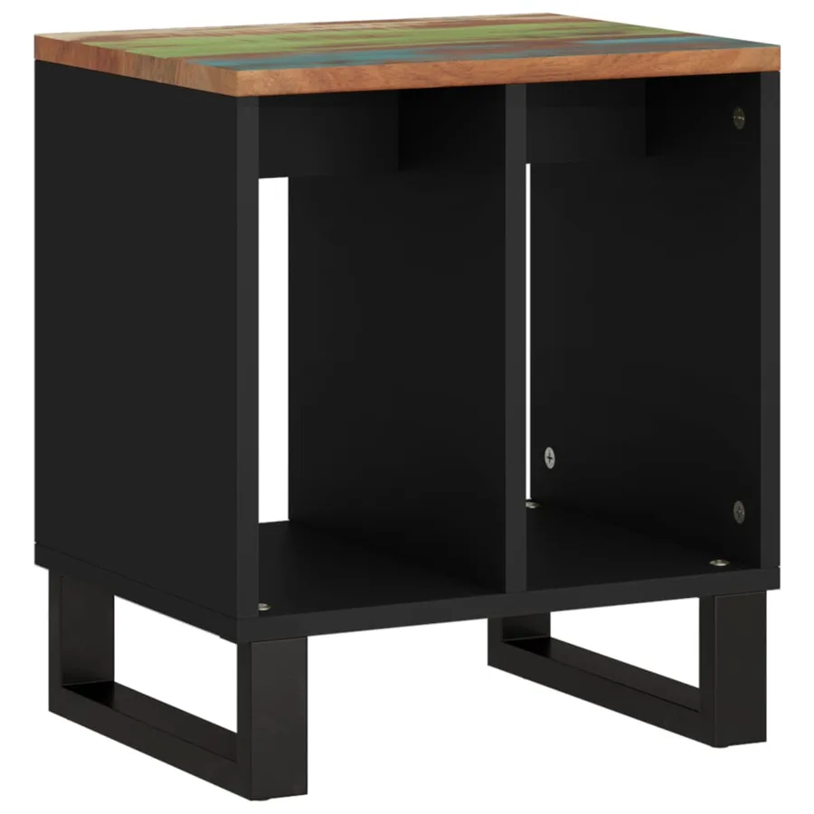 Table d'appoint 40x31x46cm Bois de récupération et d'ingénierie - 13