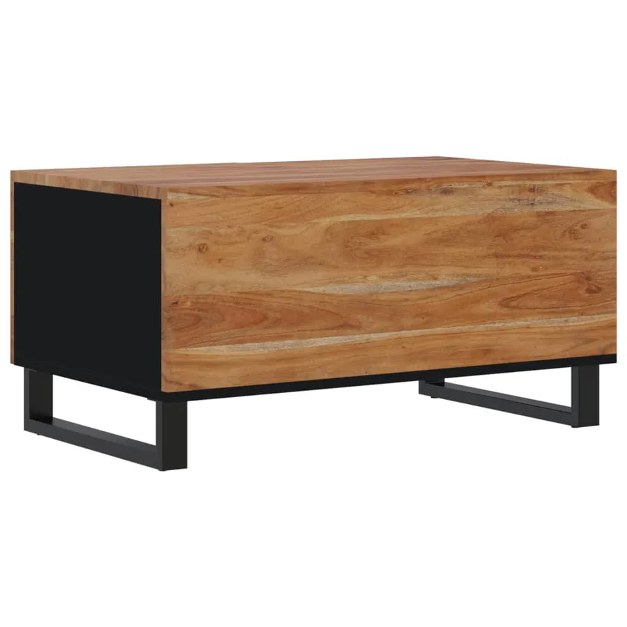 Table basse 80x50x40 cm Bois d'acacia solide et d'ingénierie - 7