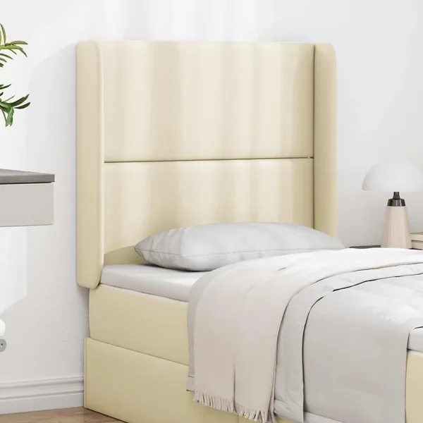 Oreille de tête de lit Crème 80 x 16 x 4 cm PVC