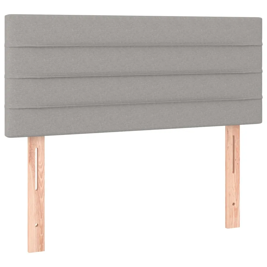 Tête de lit Gris clair 80x5x78/88 cm Tissu - 2