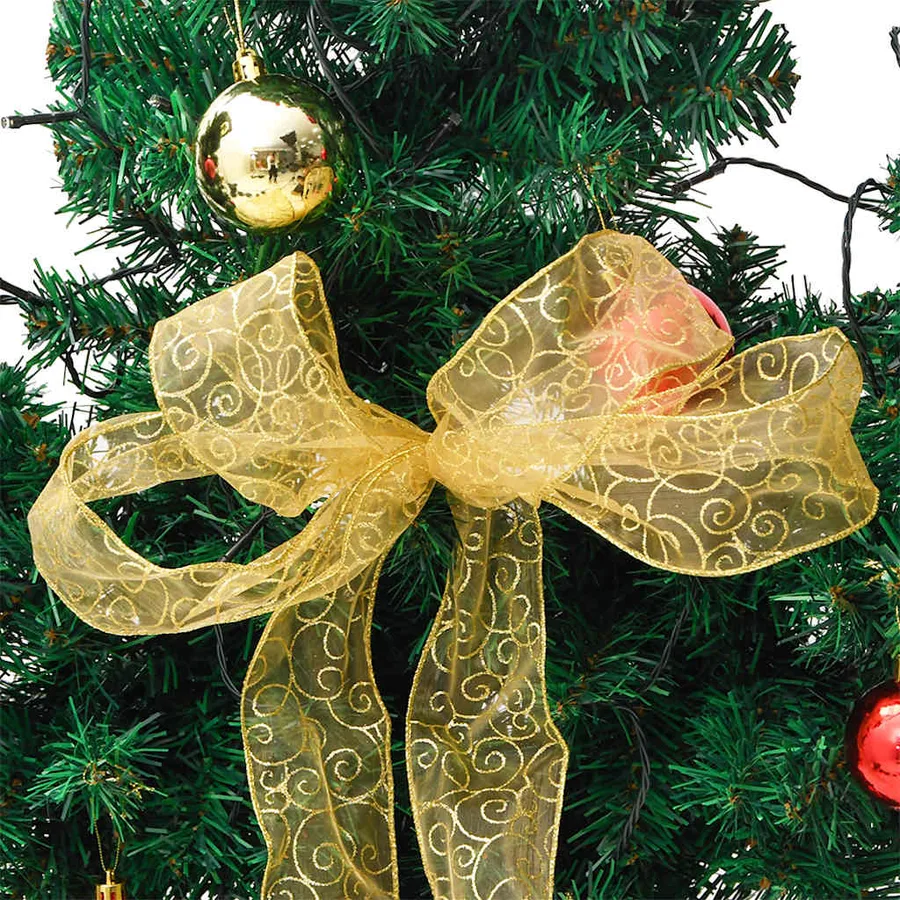 Cactus de Noël avec support et LED Vert 150 cm PVC - 7