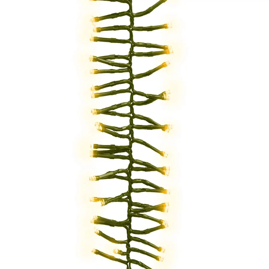 Guirlande lumineuse à LED groupées 1000 LED Blanc chaud PVC - 3
