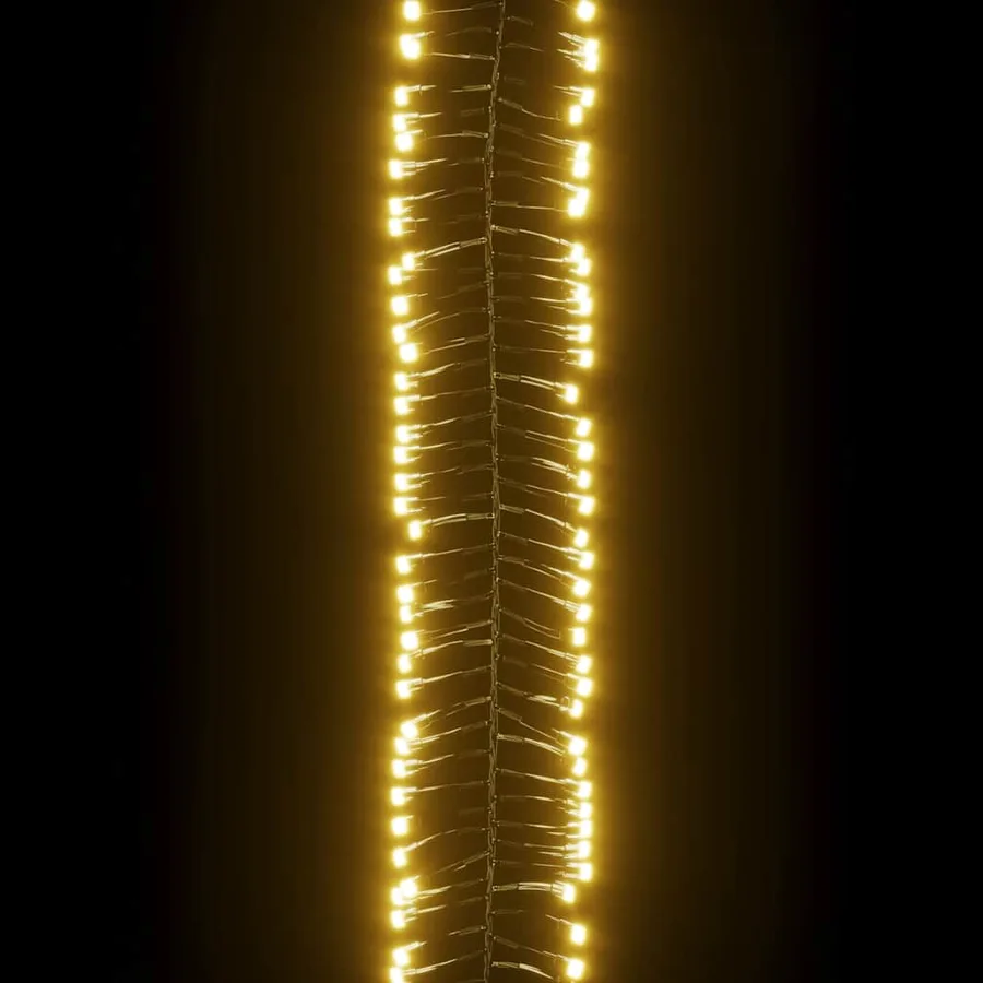Guirlande lumineuse à LED groupées 1000 LED Blanc chaud PVC - 5